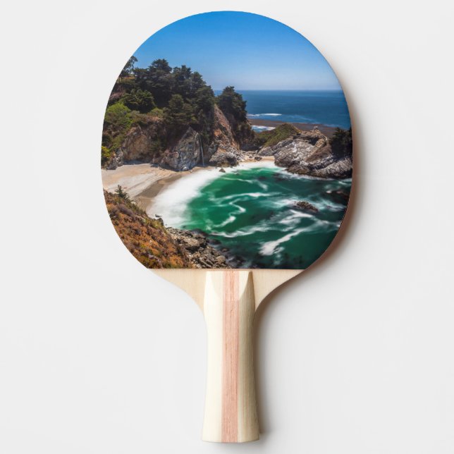 Mcwayfallen i Julia Pfeiffer Burns delstatspark Pingisracket (Framsidan)