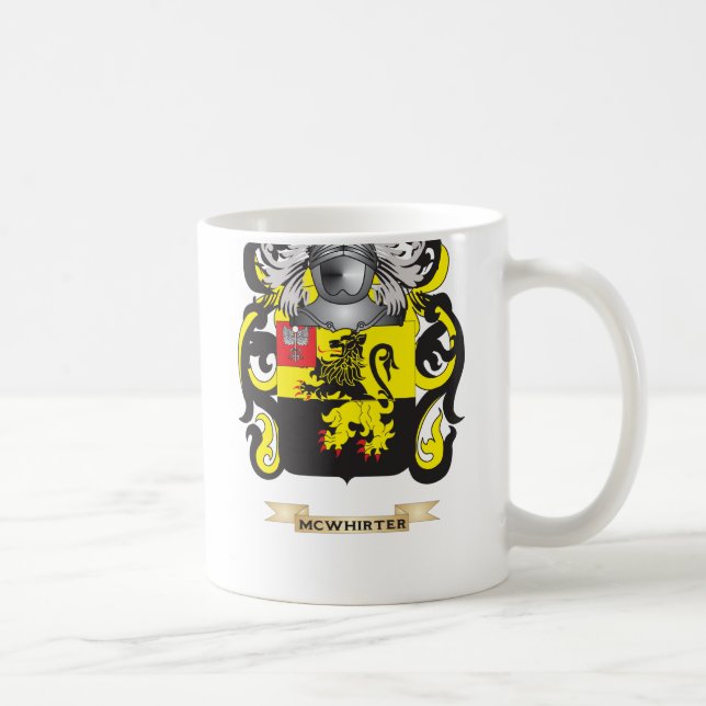 McWhirter vapensköld (familjvapenskölden) Kaffemugg (Höger)