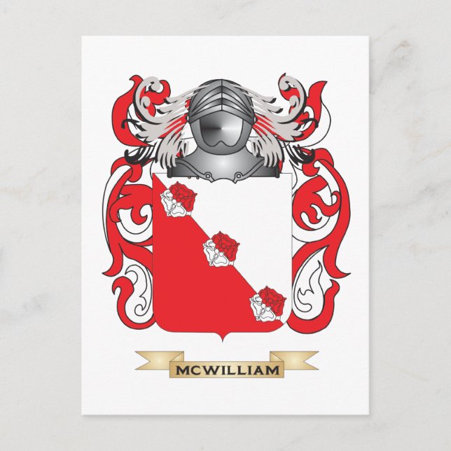 McWilliam Jackar av Arm (Family Crest) Vykort (Framsida)