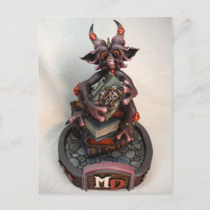 MD Black Cherry Dragon Postcard Vykort