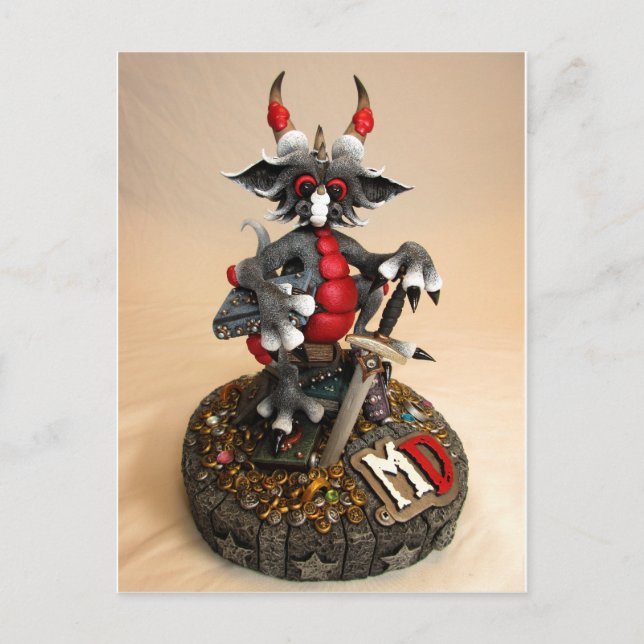 MD Black Dragon-vykort Vykort (Framsida)