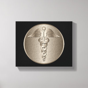 Md-Caduceus Canvastryck