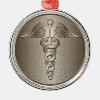 Md-Caduceus Julgransprydnad Metall