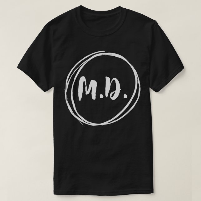 MD-design T Shirt (Design framsida)