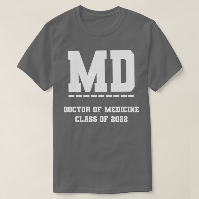 MD Doktor i Medicine Class of 2022 Medical School T Shirt (Design framsida)
