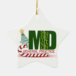 MD GENERAL PRACTICE PHYSICIAN CHRISTMAS MERRY JULGRANSPRYDNAD KERAMIK