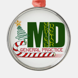 MD GENERAL PRACTICE PHYSICIAN CHRISTMAS MERRY JULGRANSPRYDNAD METALL