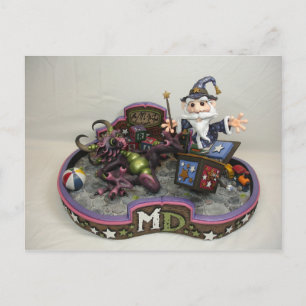 MD Merlin-in-A-box-vykort Vykort