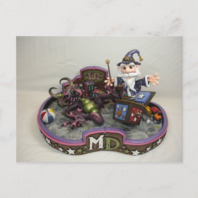 MD Merlin-in-A-box-vykort Vykort (Framsida)