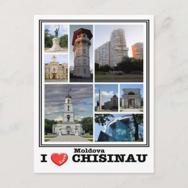 MD Moldavien - Chisinau - Vykort (Framsida)