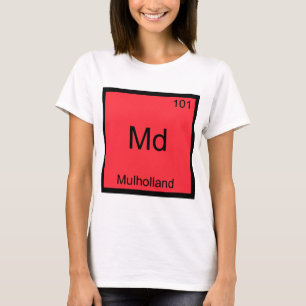 Md - Mulholland Rolig Kemitecken T-Shirt
