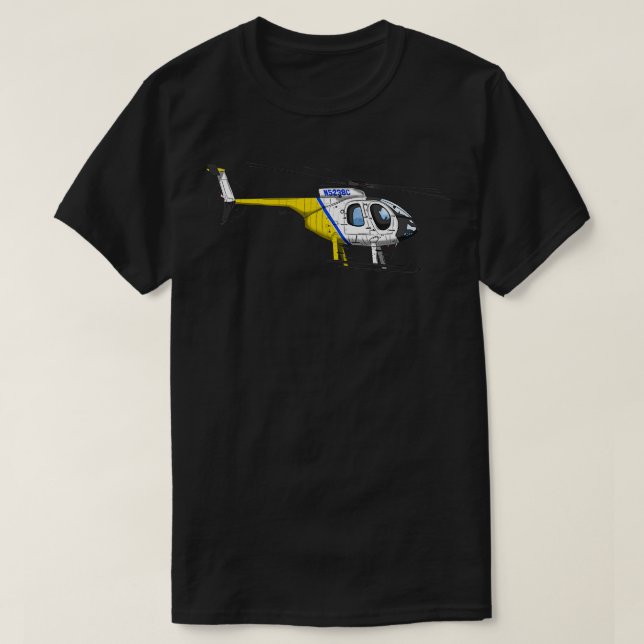 MD N5238C-helikopter T Shirt (Design framsida)