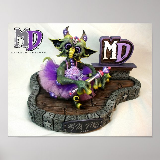 MD Princess Dragon 11"x14" Mini Poster (Framsidan)