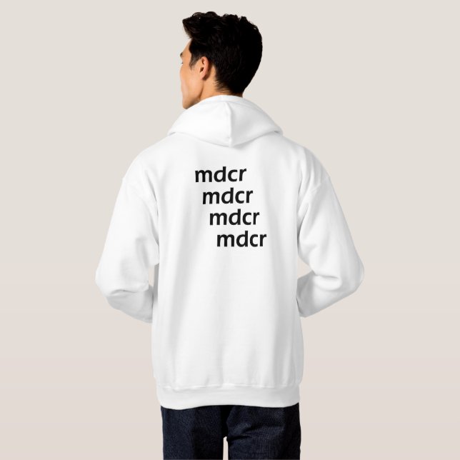 Mdcr Mdcr Mdcr Mdcr Mdcr, pep vårddiola Hoodie (Hel baksida)