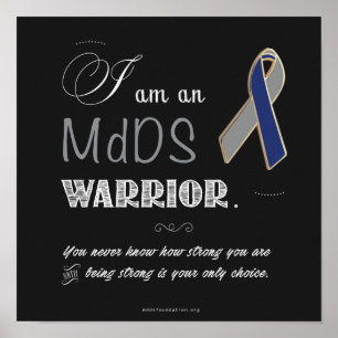 MdDS medvetenhet 12" x12" värderar (Matte) Poster