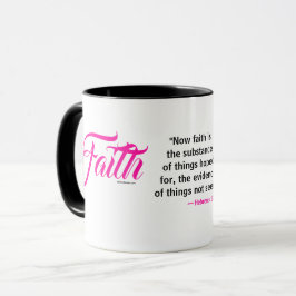 MDILLONDESIGNS.COM presenter #FAITH-skript Mugg