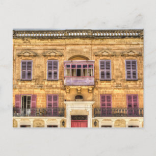 Mdina Malta Architecture Vykort