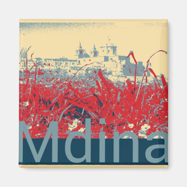 Mdina - Malta Magnet (Framsidan)