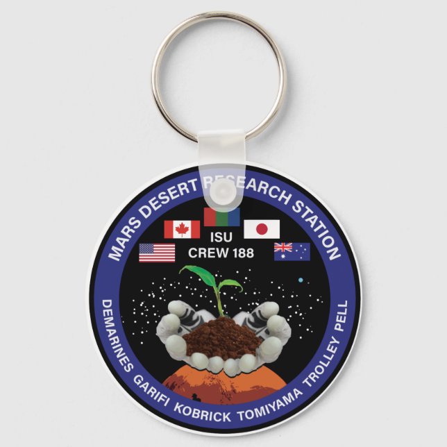 MDRS Crew 188 Keychain Nyckelring (Framsida)