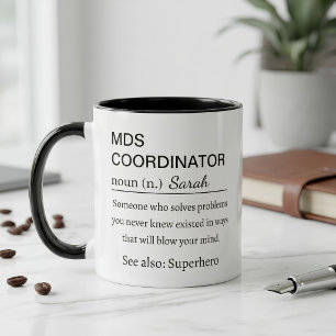 MDS-koordinator definitionskål Sjuksköterska prese Mugg