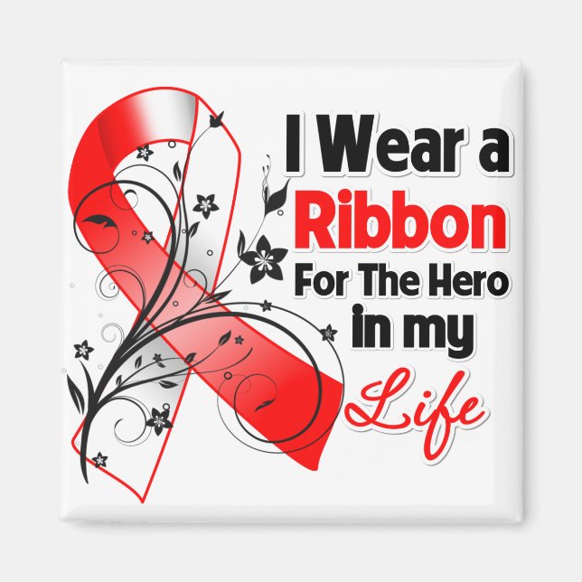 MDS Ribbon Hero i mitt liv Magnet (Framsidan)