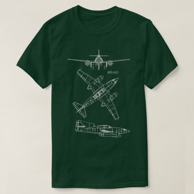 ME262 Concept Blueprints  T Shirt (Design framsida)