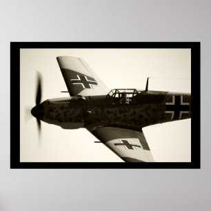 Me-109 E-3 Emil Poster