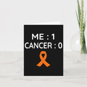 Me 1 Cancer 0 Leukemi Medvetenhet Kort