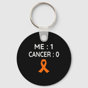 Me 1 Cancer 0 Leukemi Medvetenhet Nyckelring