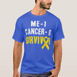 Me 1 Cancer 0 - Överlevande från barncancer T Shirt