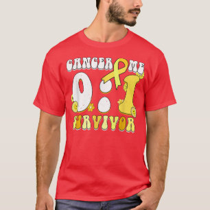 Me 1 Cancer 0 Retro Child Cancer Survivor T Shirt