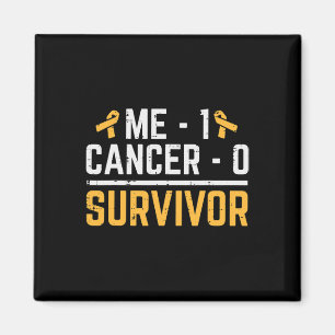 Me 1 Child Cancer 0 Survivor Awareness Boys Gi Magnet