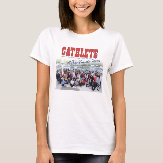 "Me!" 2010 Cathe Tour Woodlands, TX Seated Group S T-shirt (Framsida)