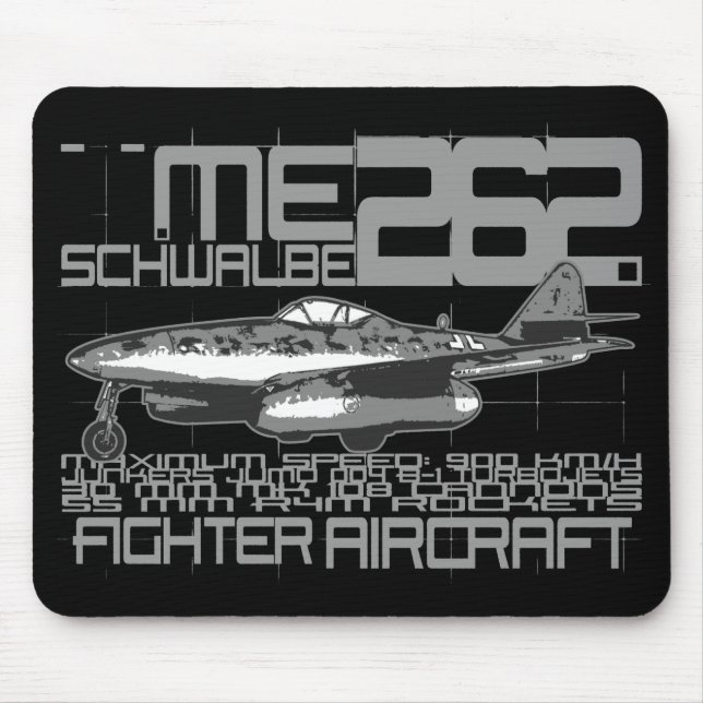 Me 262 Schwalbe Musmatta (Framsidan)