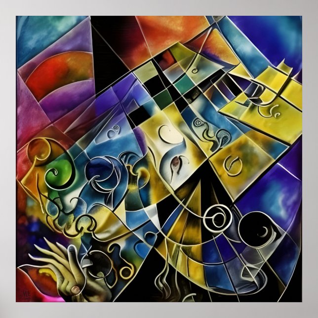 Me - AI Fantasy Digital Art Print - Modern Poster (Framsidan)