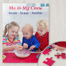 Me and My Crew Personlig Kids Photo Pussel