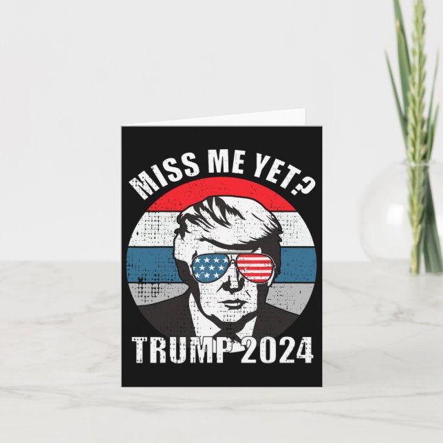 Me ändå underbart Trump 2024 2 Kort (Framsida)