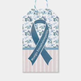 Me/CFS Blue Ribbon Awareness märkre Presentetikett