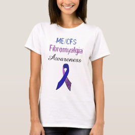 ME/CFS Fibromyalgia Ribbon Awareness Shirt Tröja