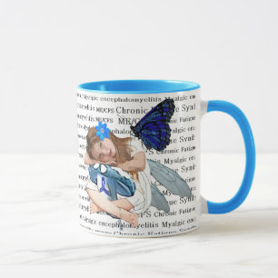"ME/CFS" Kronisk trötthet Angel Fairy Girl Mugg