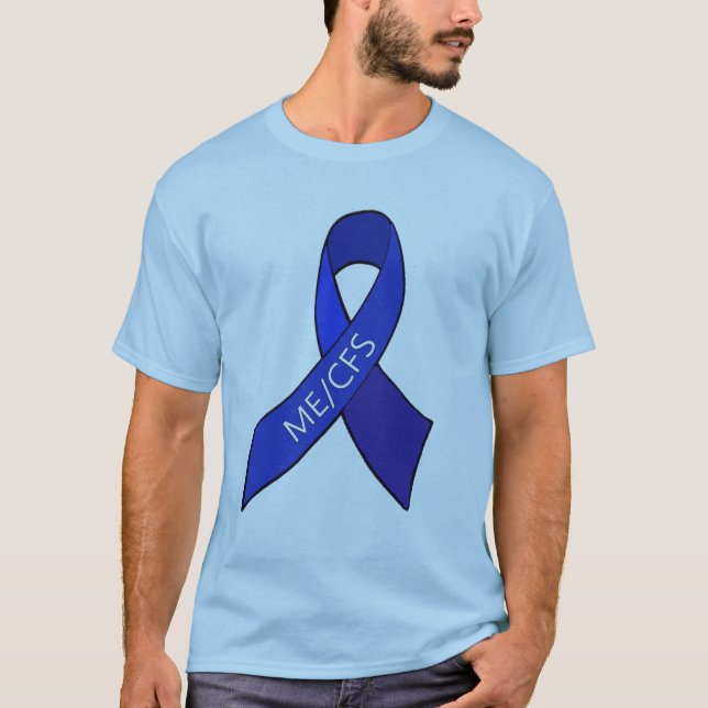ME/CFS Kronisk trötthetssyndrom - medvetandegörand T Shirt (Framsida)