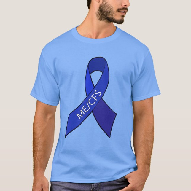 ME/CFS Kronisk trötthetssyndrom - medvetandegörand Tee (Framsida)