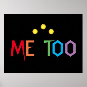 ME FÖR Färglöst regnbåge Poster