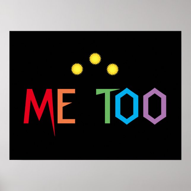 ME FÖR Färglöst regnbåge Poster (Framsidan)