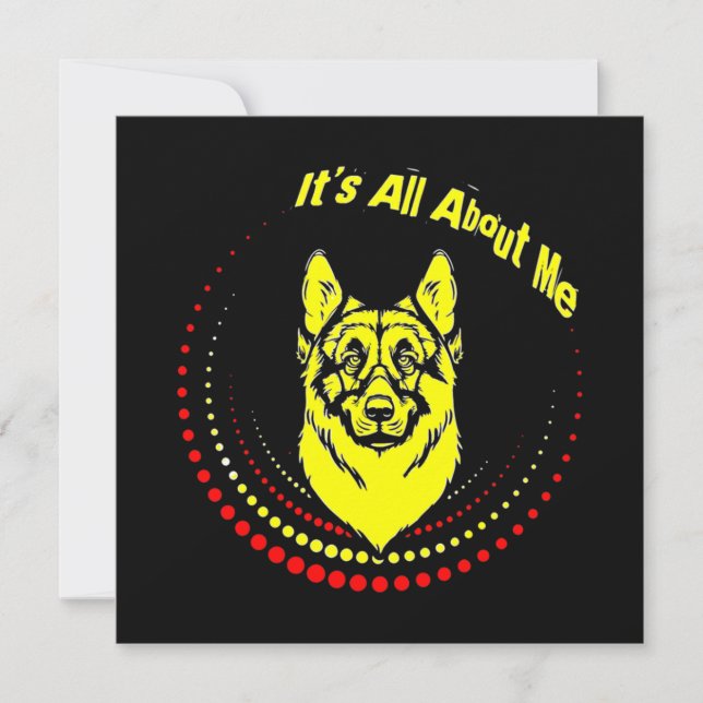 Me German Shepherd Anteckningskort (Framsida)