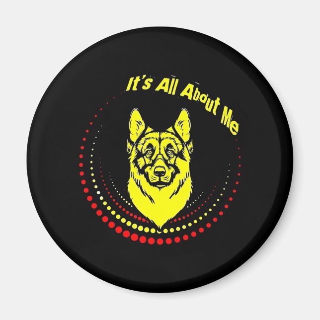 Me German Shepherd Magnet (Framsidan)