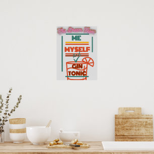 'Me & Gin Dream Team' Poster