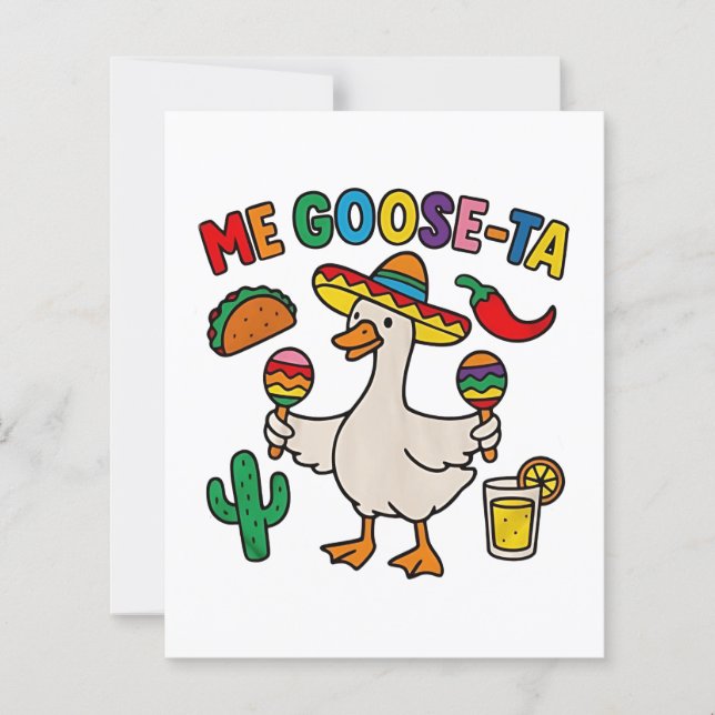 Me Goose-Ta Funny Mexikansk goose (Framsida)