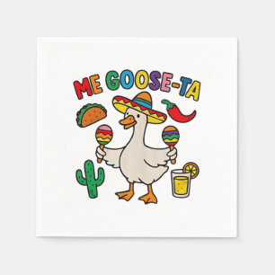Me Goose-Ta Funny Mexikansk goose Pappersservett