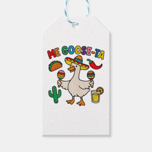 Me Goose-Ta Funny Mexikansk goose Presentetikett
